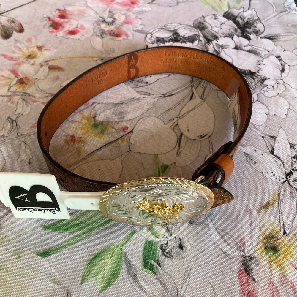 NWT YOUTH WESTERN BELT WITH BUCKLE - SZ 18 MOS.